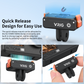 VRIG AC-66 Magnetic Quick-Release Adapter Mount for DJI Osmo Nano/Action 6