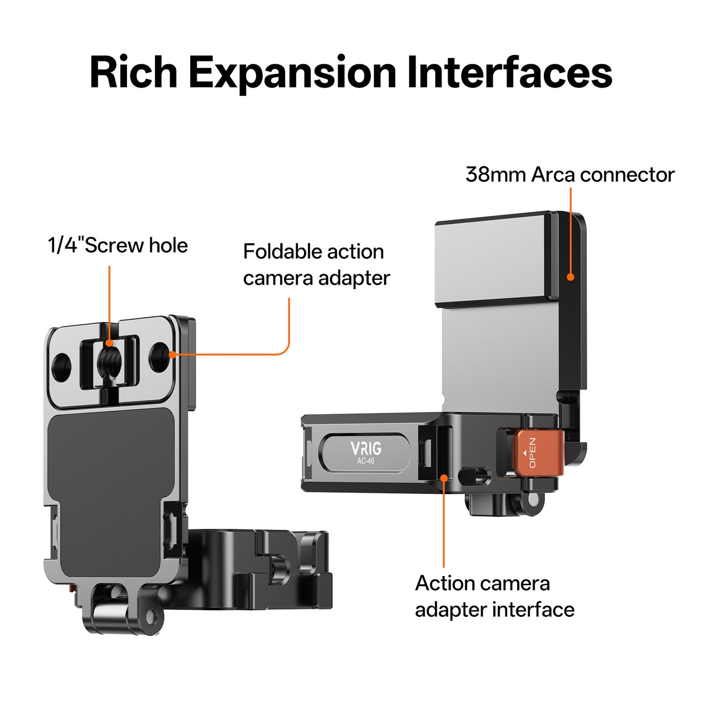 VRIG AC-46 Magnetic Mount Stand Compatible with DJI OSMO Pocket 3