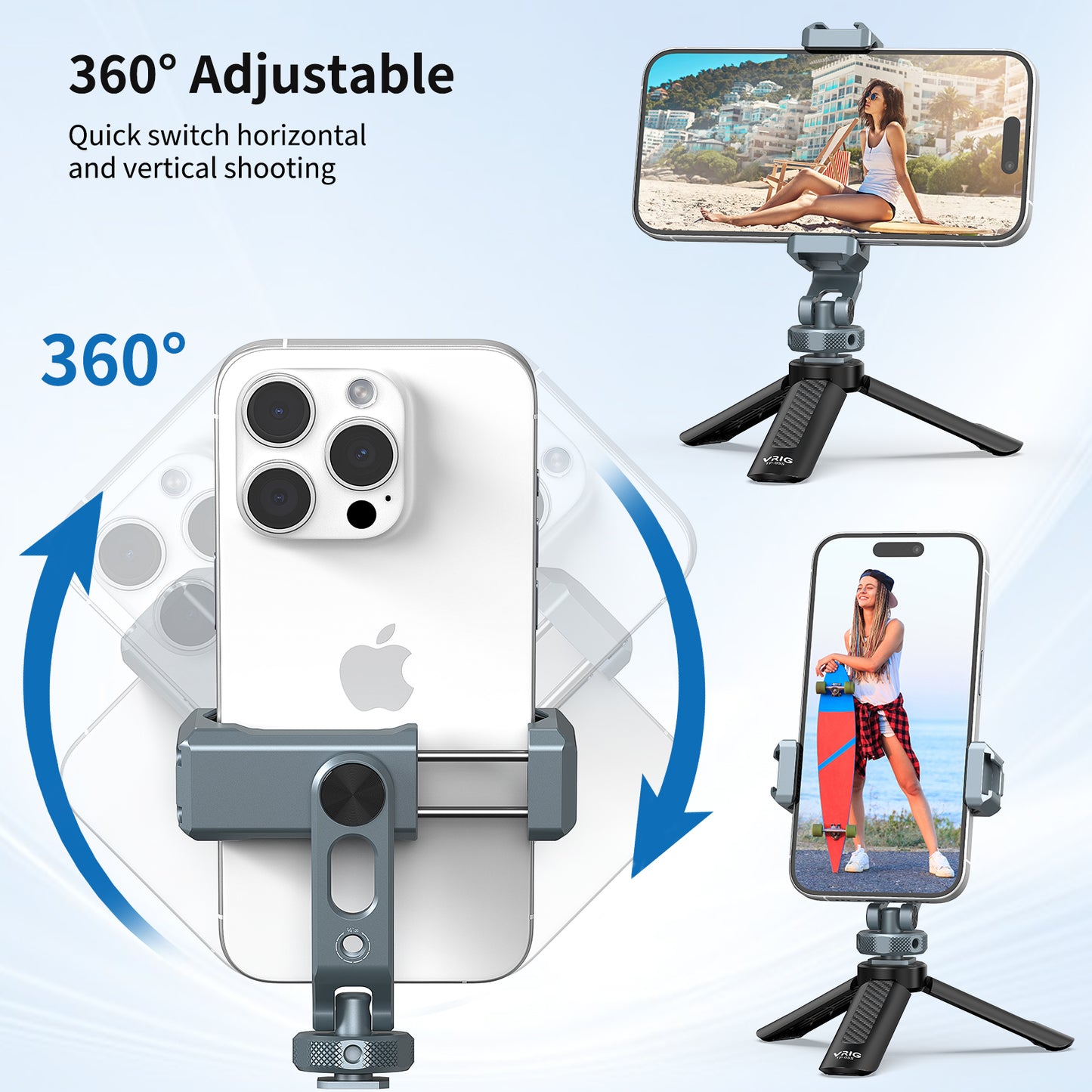 VRIG PH-18 Metal Phone Tripod Mount
