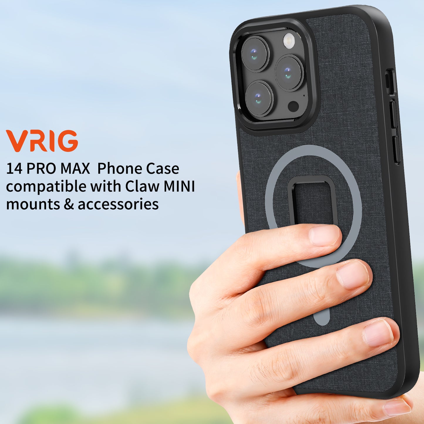 VRIG Magnetic Quick Release iPhone 14 PRO MAX Phone Case