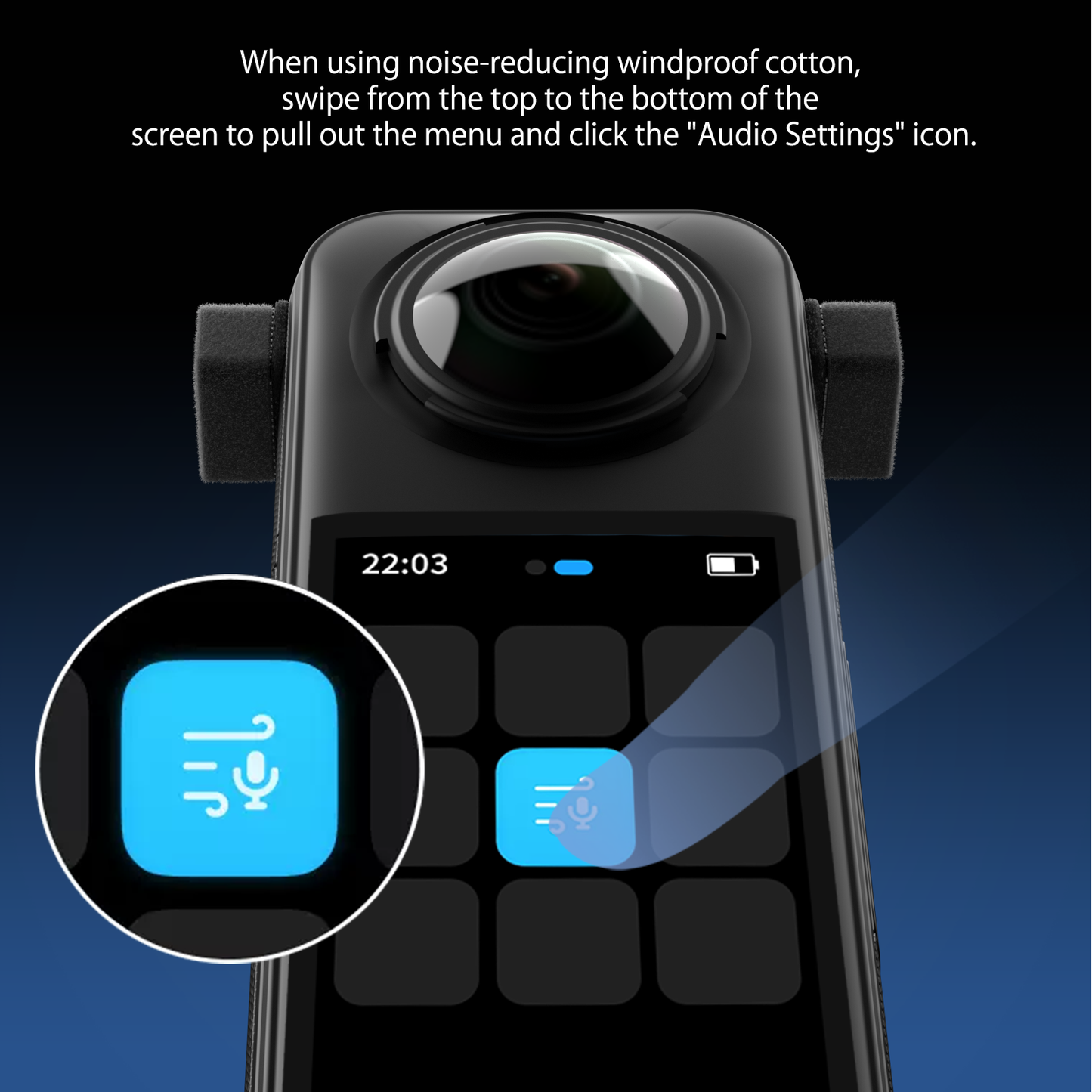 VRIG AC-49 6pcs Mic Windscreen for Insta360 X5