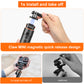 VRIG 63" Magnetic Selfie Stick Tripod for GoPro, Mini Quick Release Extendable Tripod Stand for for GoPro Hero 13 12 1110 9 8 7 6 5 4 3 2, Fusion, Max, Session, AKASO, SJCAM, DJI OSMO GoPro