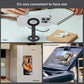 VRIG MG-26 Dual Magnetic Phone Holder Compatiable with Magnetic for iPhone 16 15 14 13 12 Pro Max Plus Series, 1/4" Screw Tripod Mount, Gym Magnetic Phone Stand Travel
