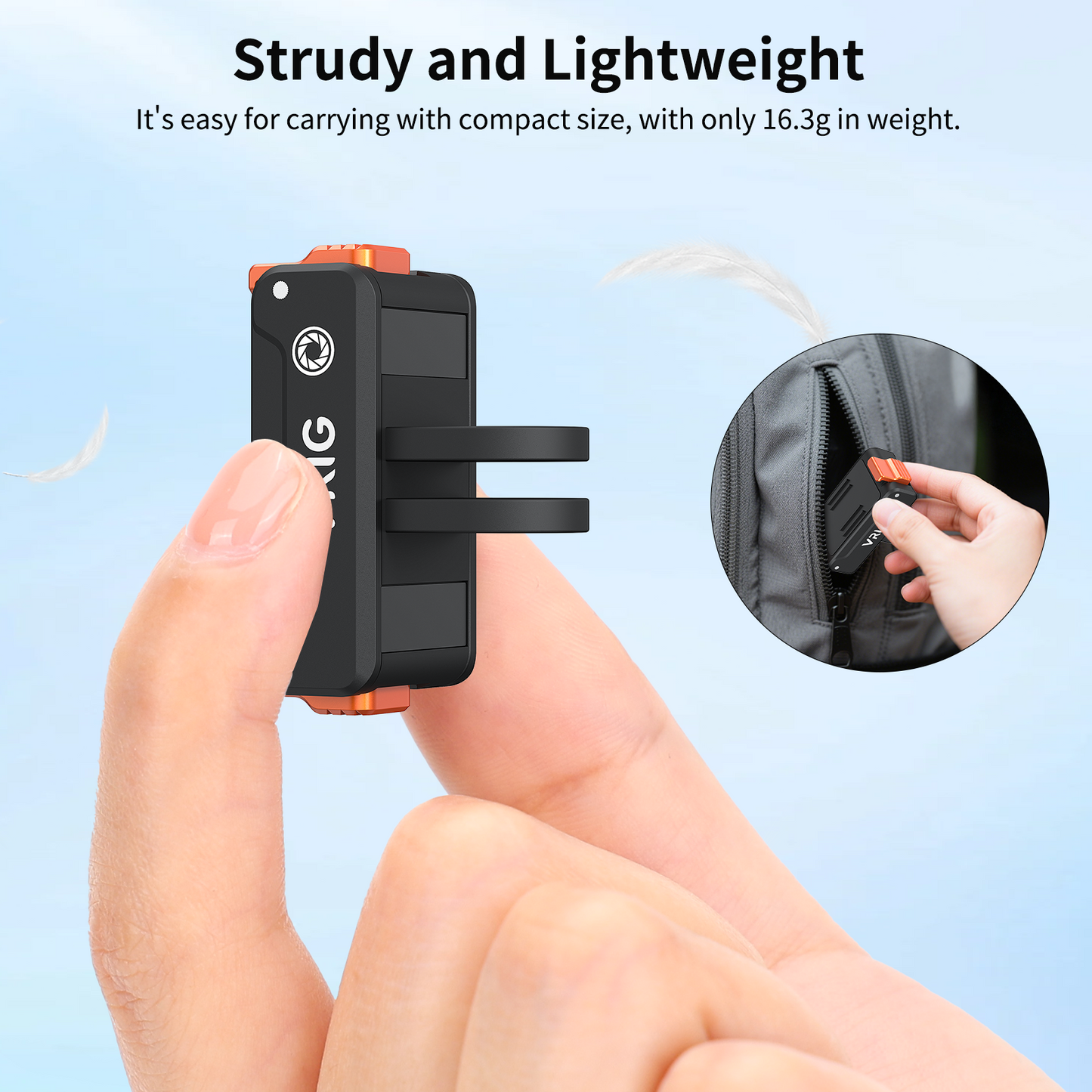 VRIG AC-66 Magnetic Quick-Release Adapter Mount for DJI Osmo Nano/Action 6