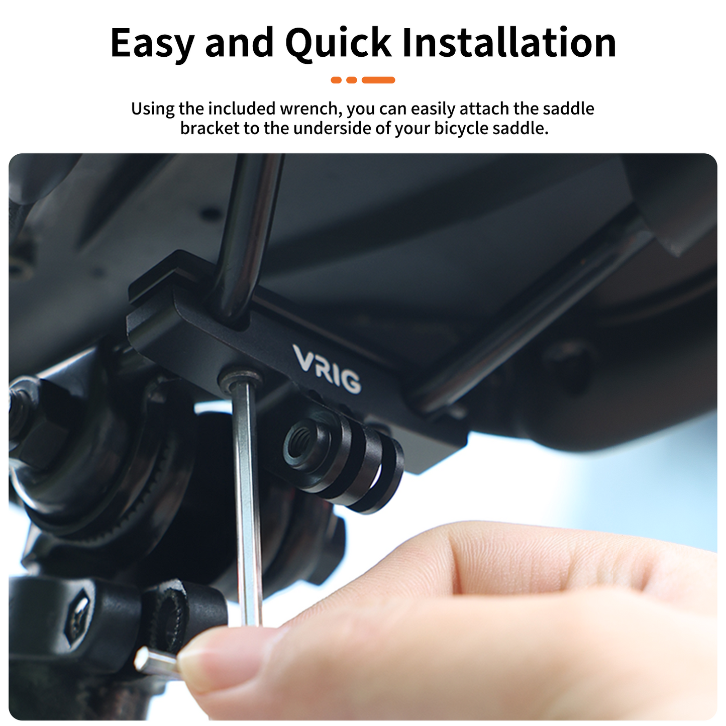 VRIG AC-53 Motorcycle Seat Rail Mount