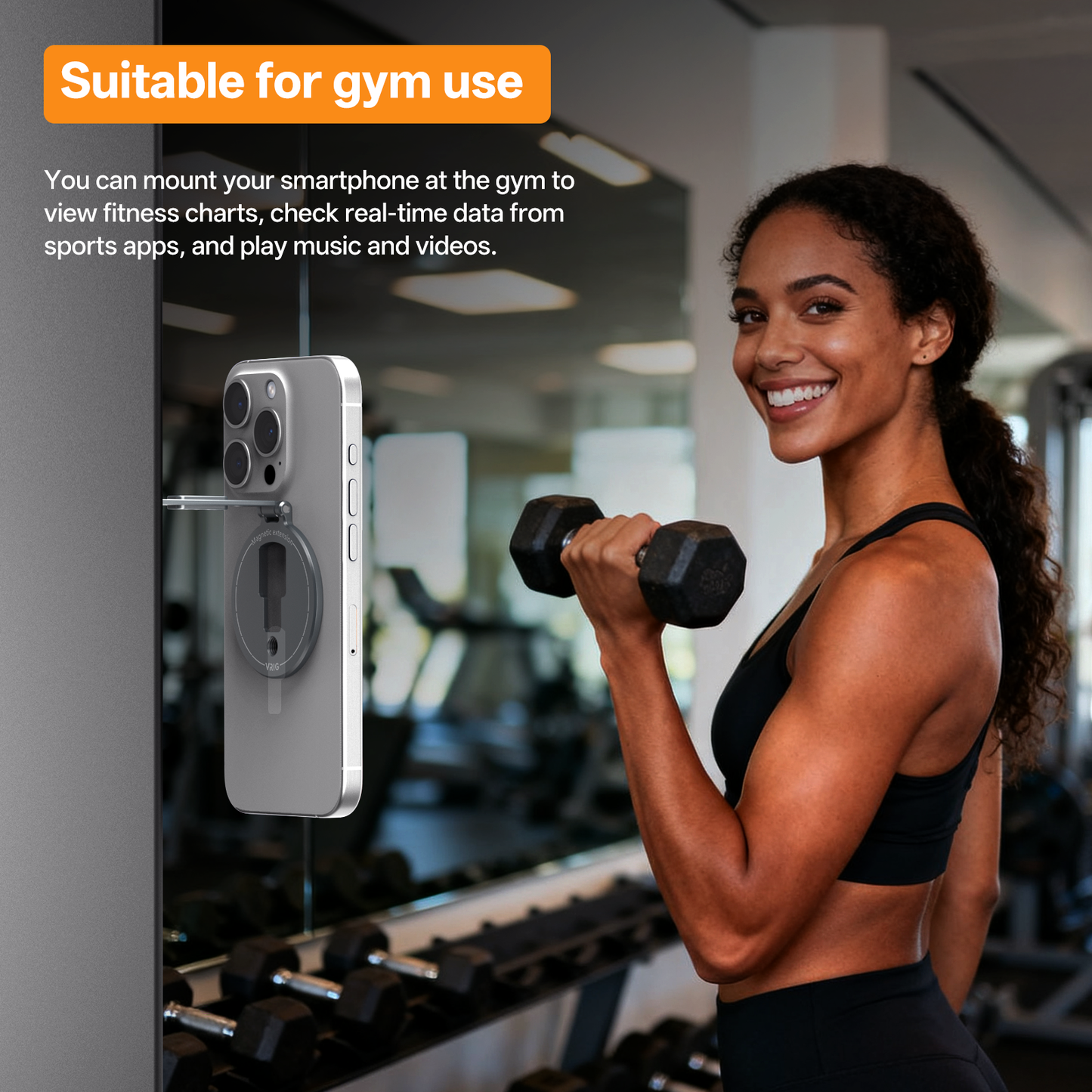 VRIG MG-33 Dual Magnetic Phone Holder,