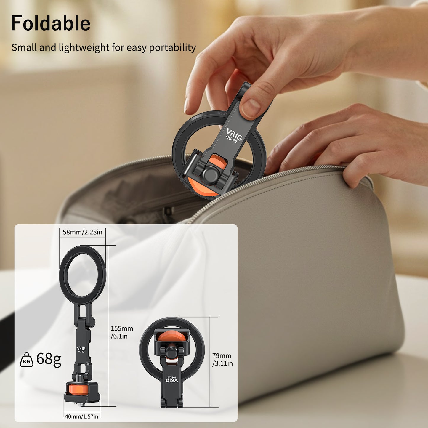 VRIG  MG-29 Phone Tripod Mount for MagSafe