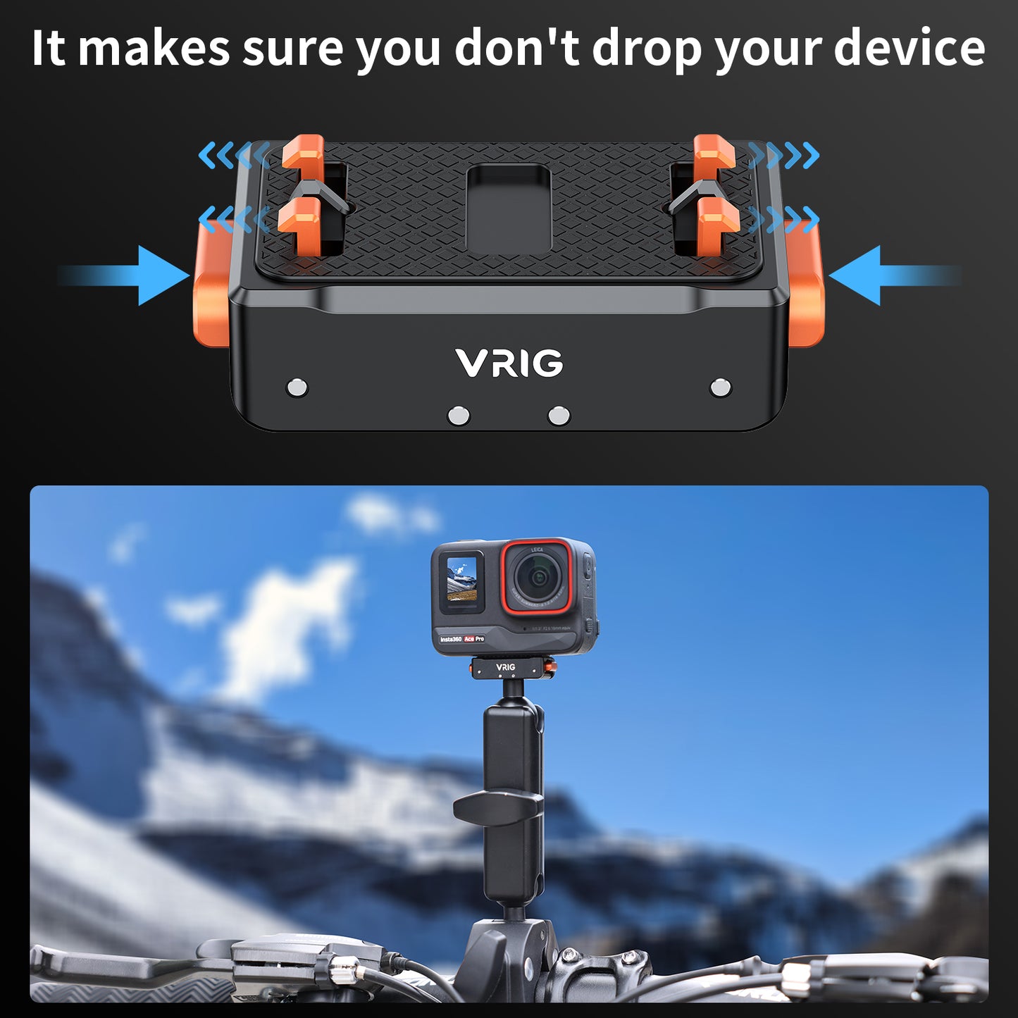 VRIG Magnetic Metal Quick Release Mount for Insta360 ACE PRO