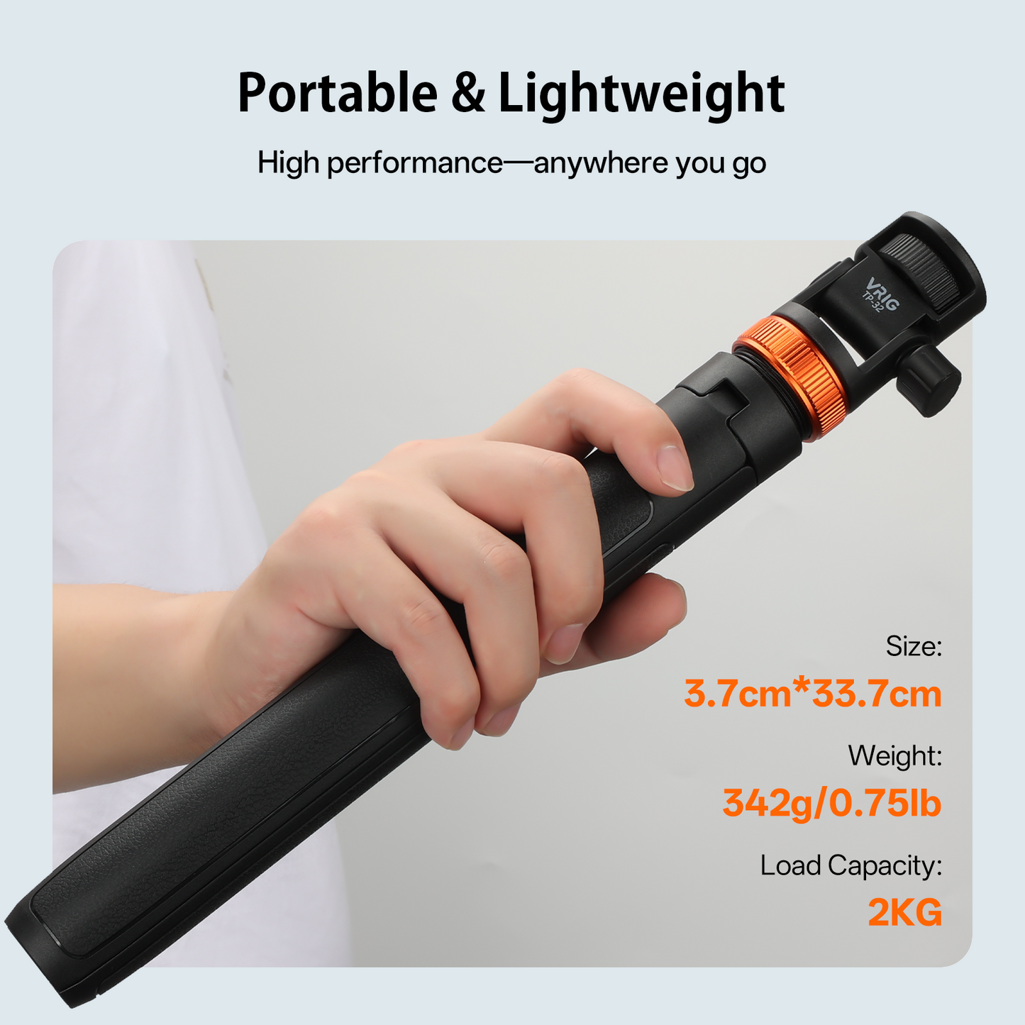 VRIGTP-32  63" Extendable Photography Light Stand