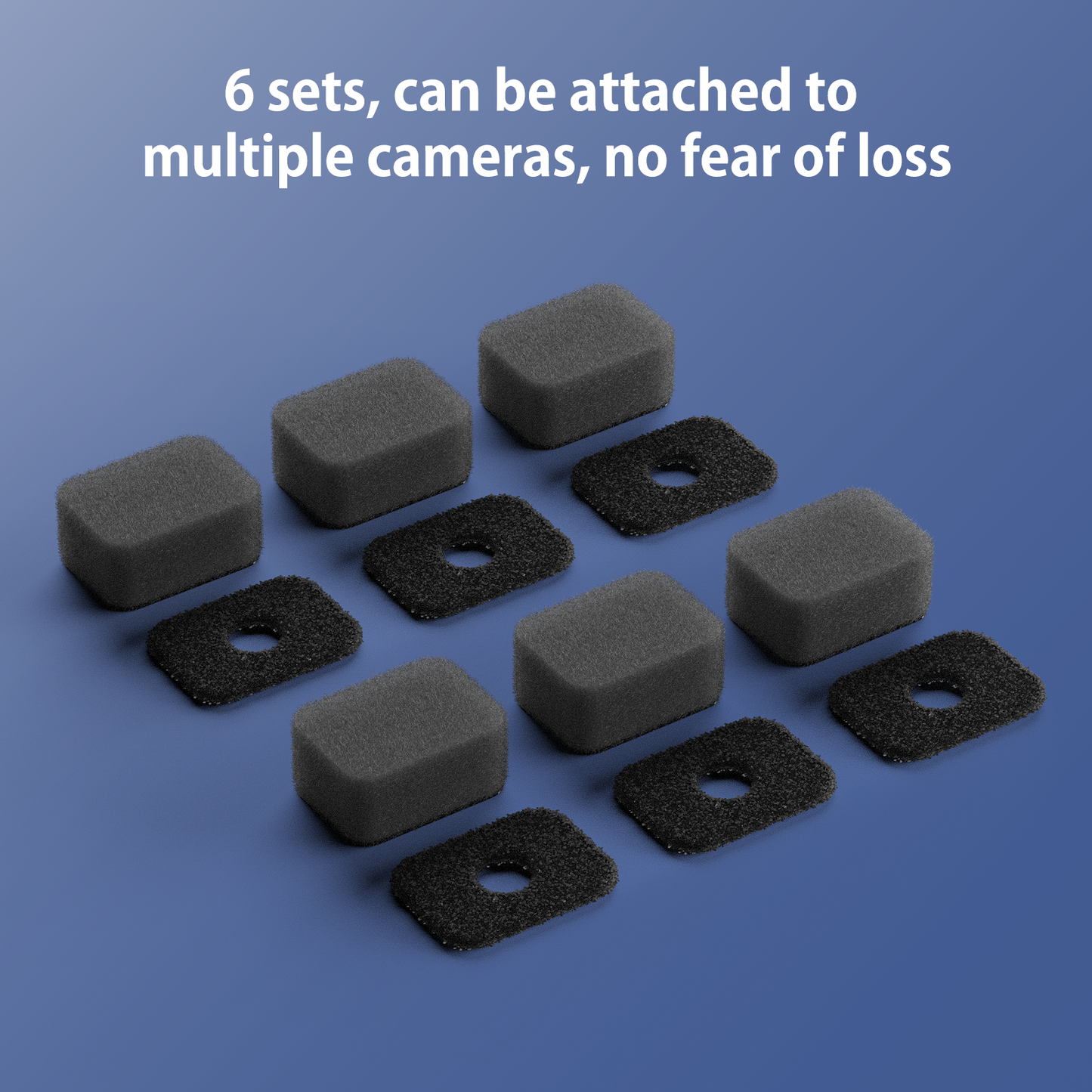 VRIG AC-49 6pcs Mic Windscreen for Insta360 X5