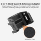VRIG AC-127 Wind Guard Adapter for Insta360 Luna Ultra, Quick-Release Accessories