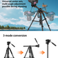 VRIG TP-34 Camera Tripod, 195cm, Video Camera Tripod, DSLR Tripod, Aluminum