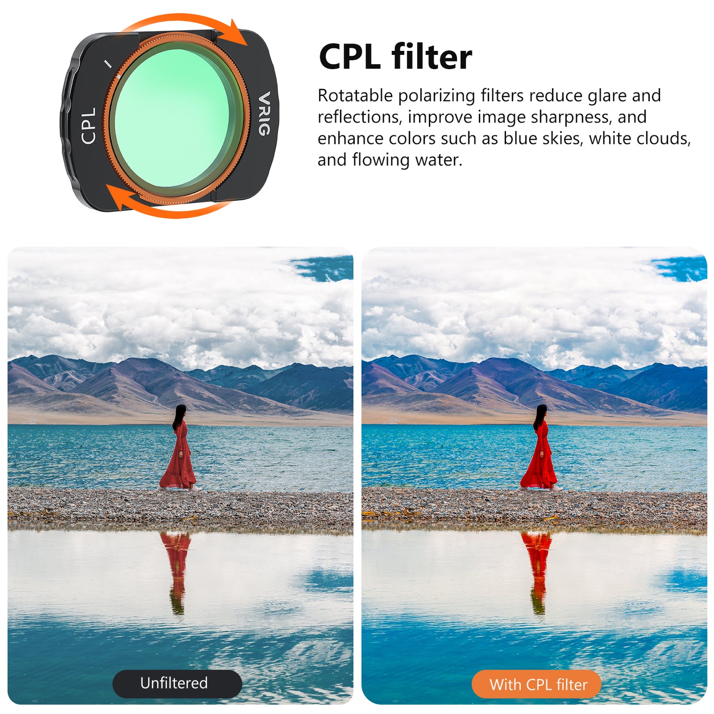 VRIG FT-05  CPL Filter For DJI OSMO Pocket 3