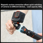 VRIG AC14 Quick Release Base Mount for GoPro, Magnetic Tripod Mount Adapter Compatible withGoPro Hero 13/12/11/10 Black, Akaso, Insta, DJI and More (Magnetic Accessories)
