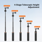 VRIG AC-80 40cm/15.7" Telescopic Selfie Stick Tripod for Action Camera