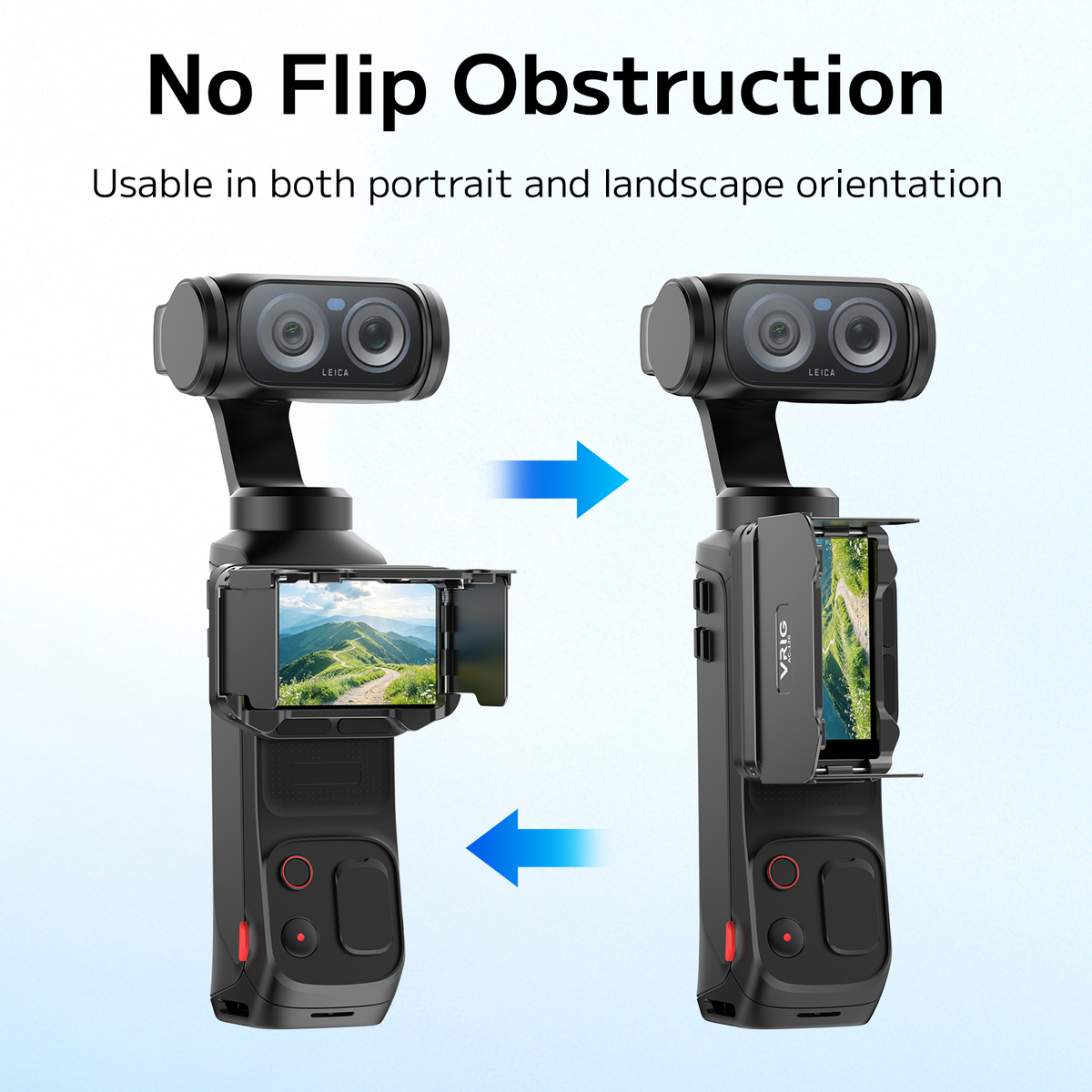 VRIG AC-126 Foldable Screen Sun Shade Case for Insta360 Luna Ultra, Portable Anti-Glare Protector for Outdoor Shooting, Gimbal Screen Protective Sunshade Cover for Insta360 Luna Ultra Accessories