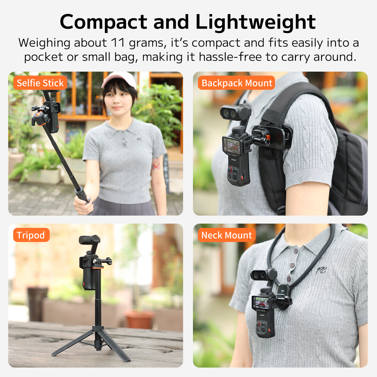 VRIG AC-127 Wind Guard Adapter for Insta360 Luna Ultra, Quick-Release Accessories