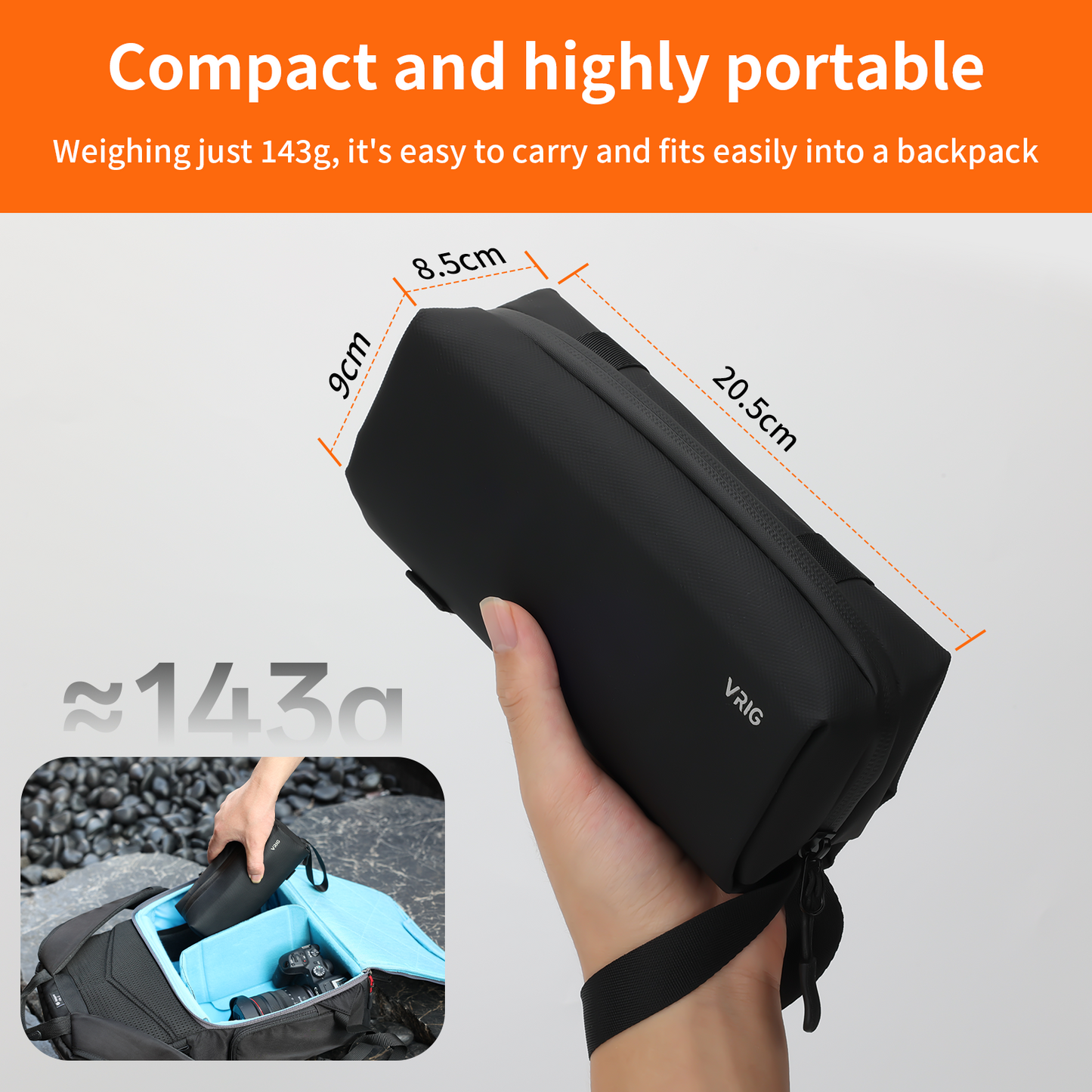 VRIG AC-55 Portable Carrying Bag for DJI Osmo Pocket 3