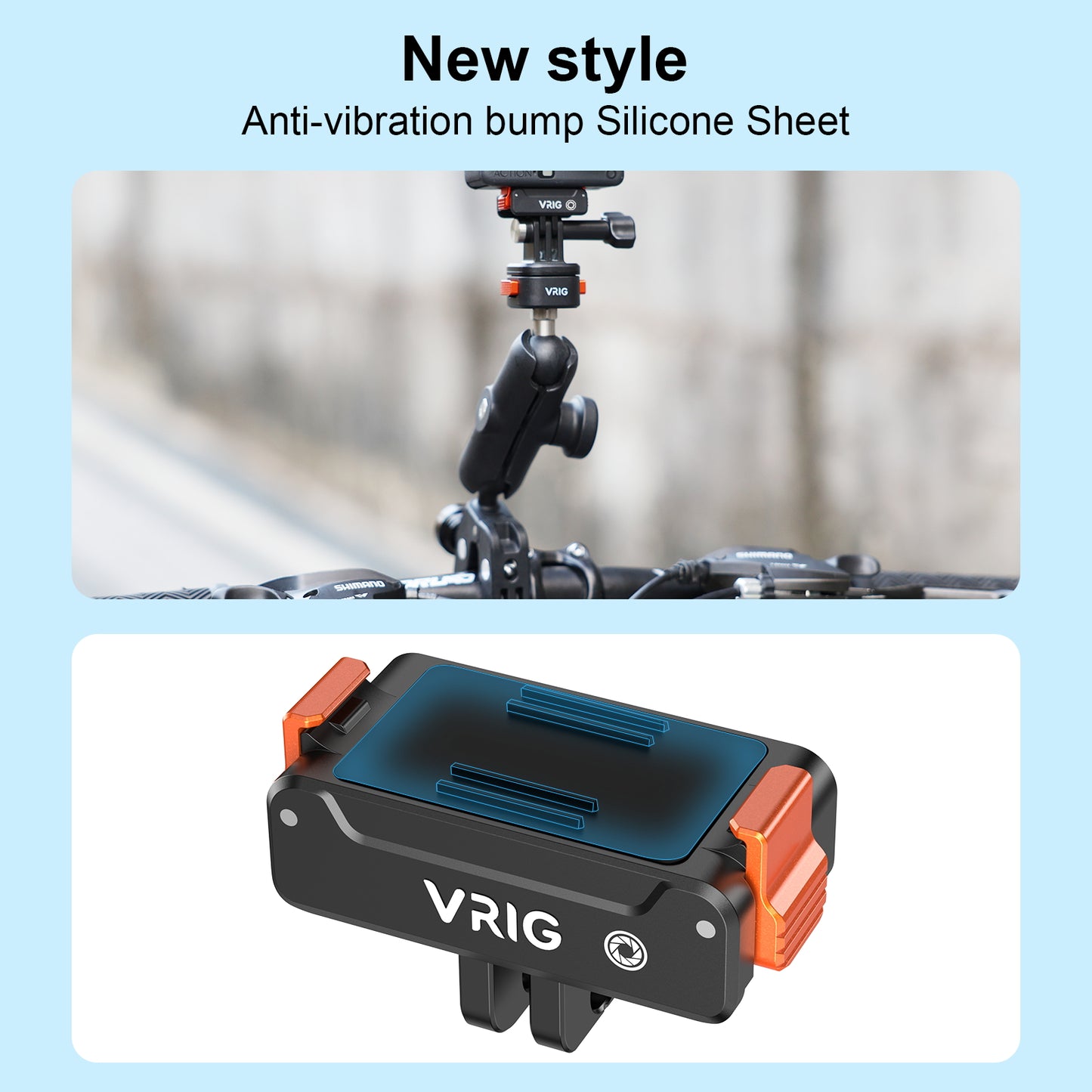 VRIG AC-65 Magnetic Quick-Release Adapter Mount for DJI Osmo Nano/Action 6