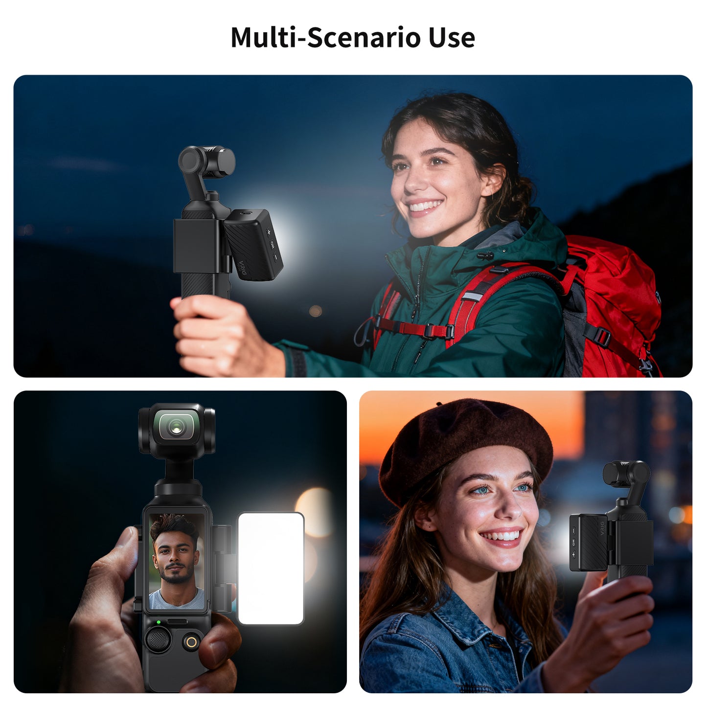 VRIG FD-08 Mini LED Light for DJI Osmo Pocket 3