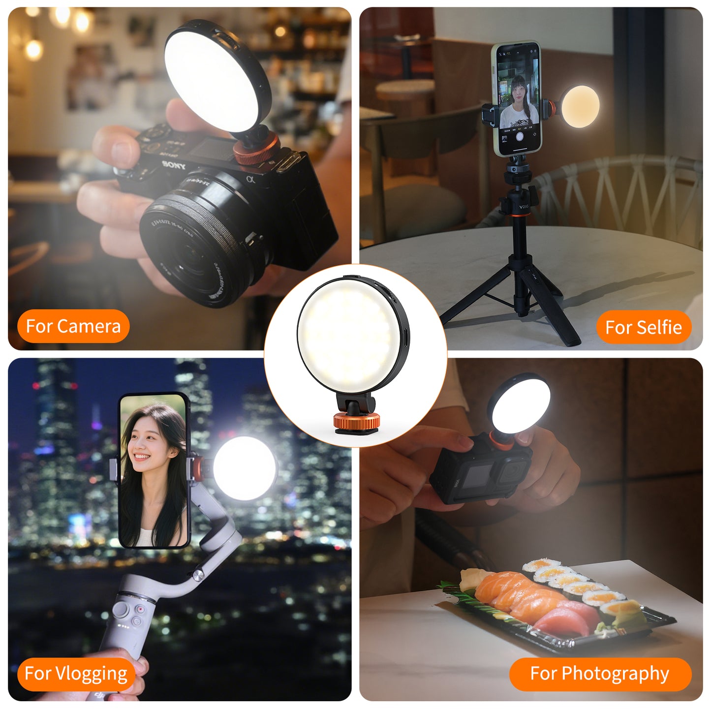 VRIG FD-05 Led Video Light with Cold Shoe