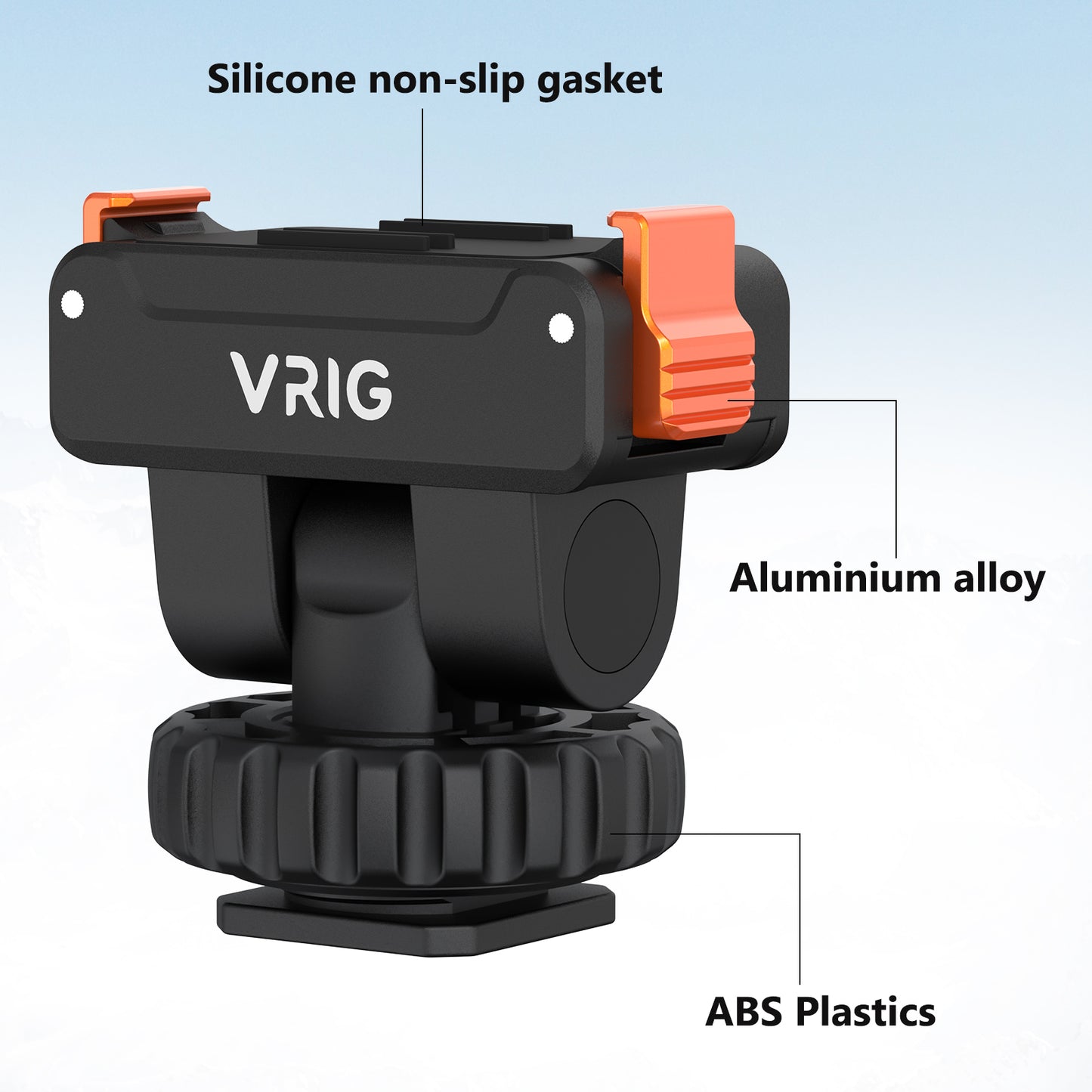 VRIG AC-36 Cold Shoe Action Camera Magnetic Quick Mount Holder for DJI OSMO Action 5Pro,