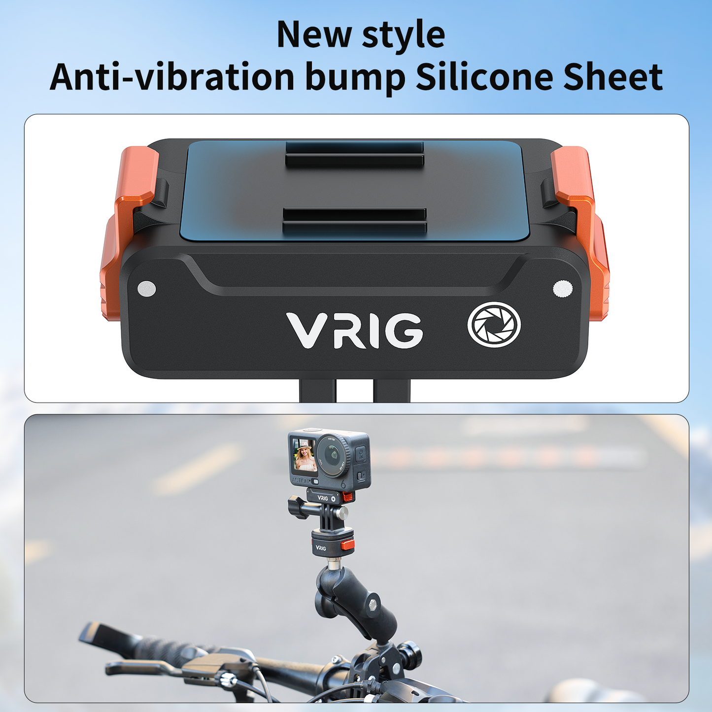 VRIG AC-66 Magnetic Quick-Release Adapter Mount for DJI Osmo Nano/Action 6