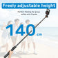 VRIG AC-104S 55" Magnetic Selfie Stick Tripod for Insta360 X5 ACE Pro 2 with Remote Controller,Extension Rod Quick Release Table Desk Portable Handle Grip Stand with Cold Shoe for Insta360 X5/X4 Air/ACE PRO