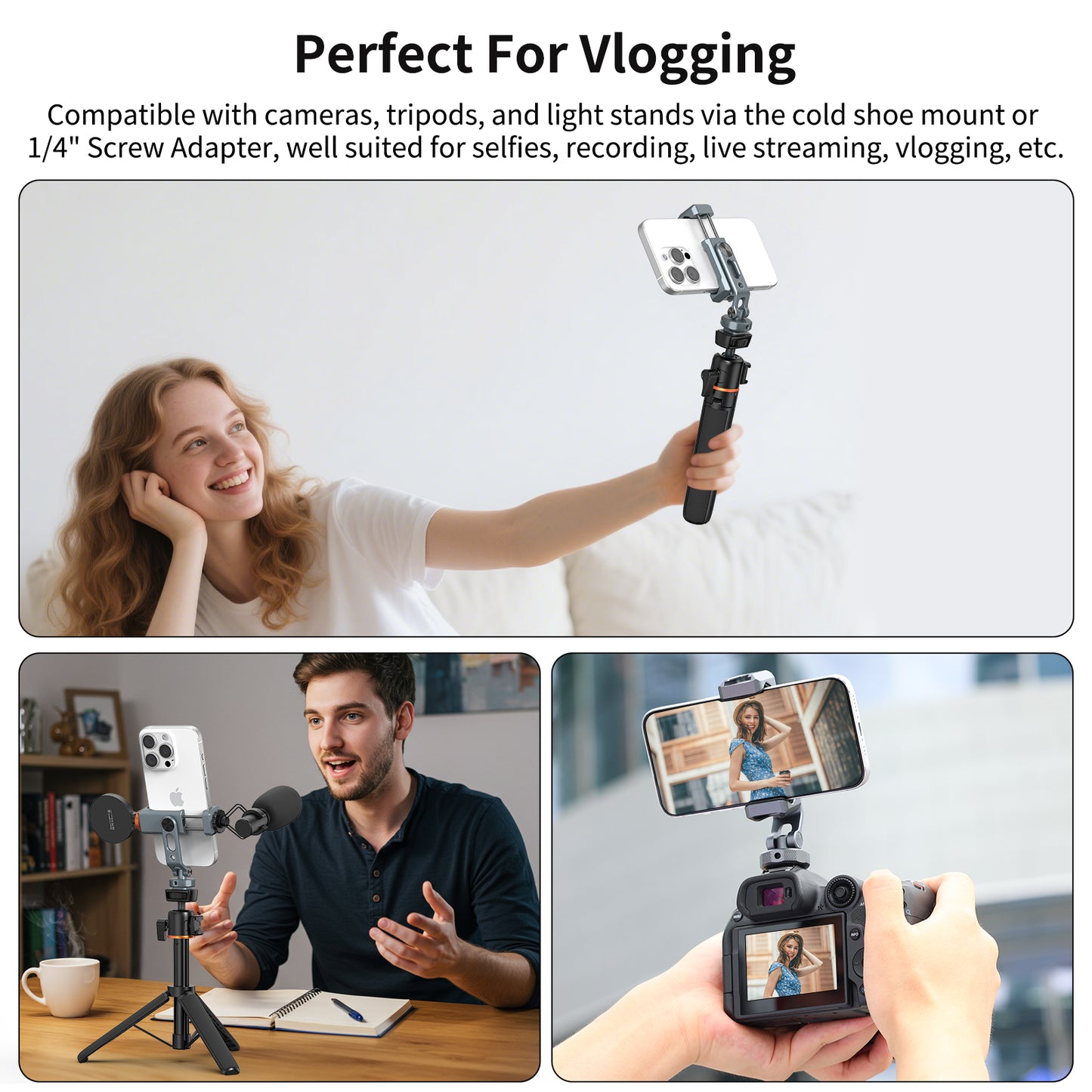 VRIG PH-18 Metal Phone Tripod Mount
