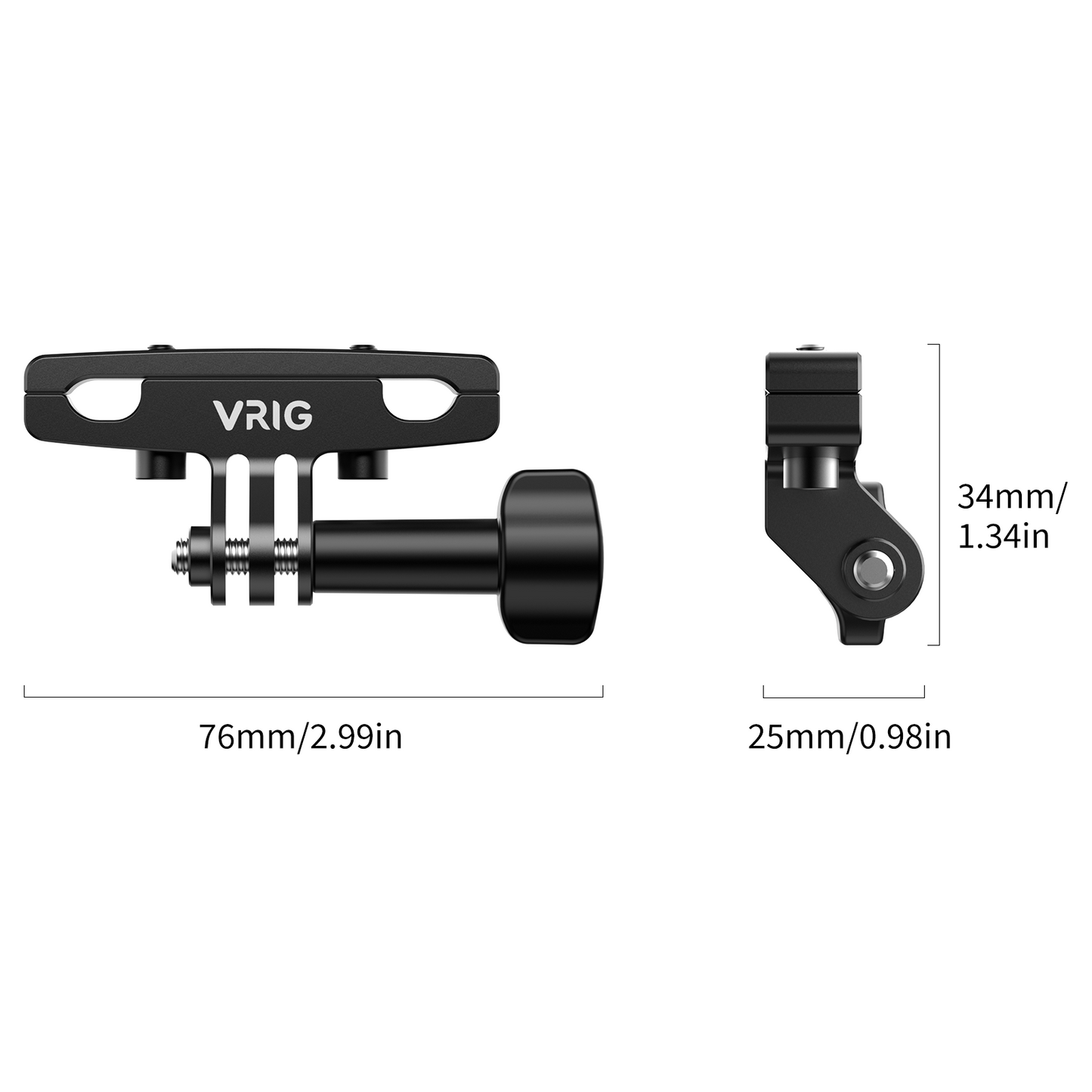 VRIG AC-53 Motorcycle Seat Rail Mount