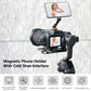 VRIG MG-28 Cold Shoe Phone Mount Holder, Tripod Mount for iPhone Magsafe Magnetic Hot Shoe Camera Adapter with 1/4" Screw Hole for Magsafe Tripod Mount for 16/15/14/13 Series