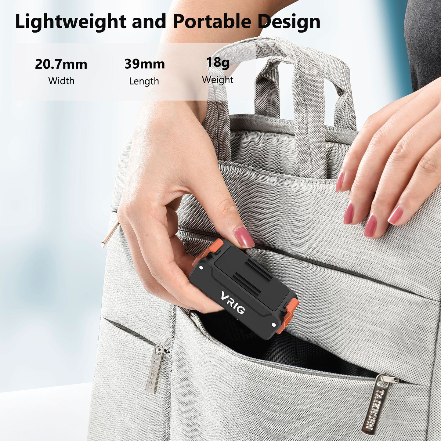 VRIG AC-33 Magnetic Quick Release Adapter Mount Base for DJI Osmo Action 5 Pro / 4/3 / Osmo 360,