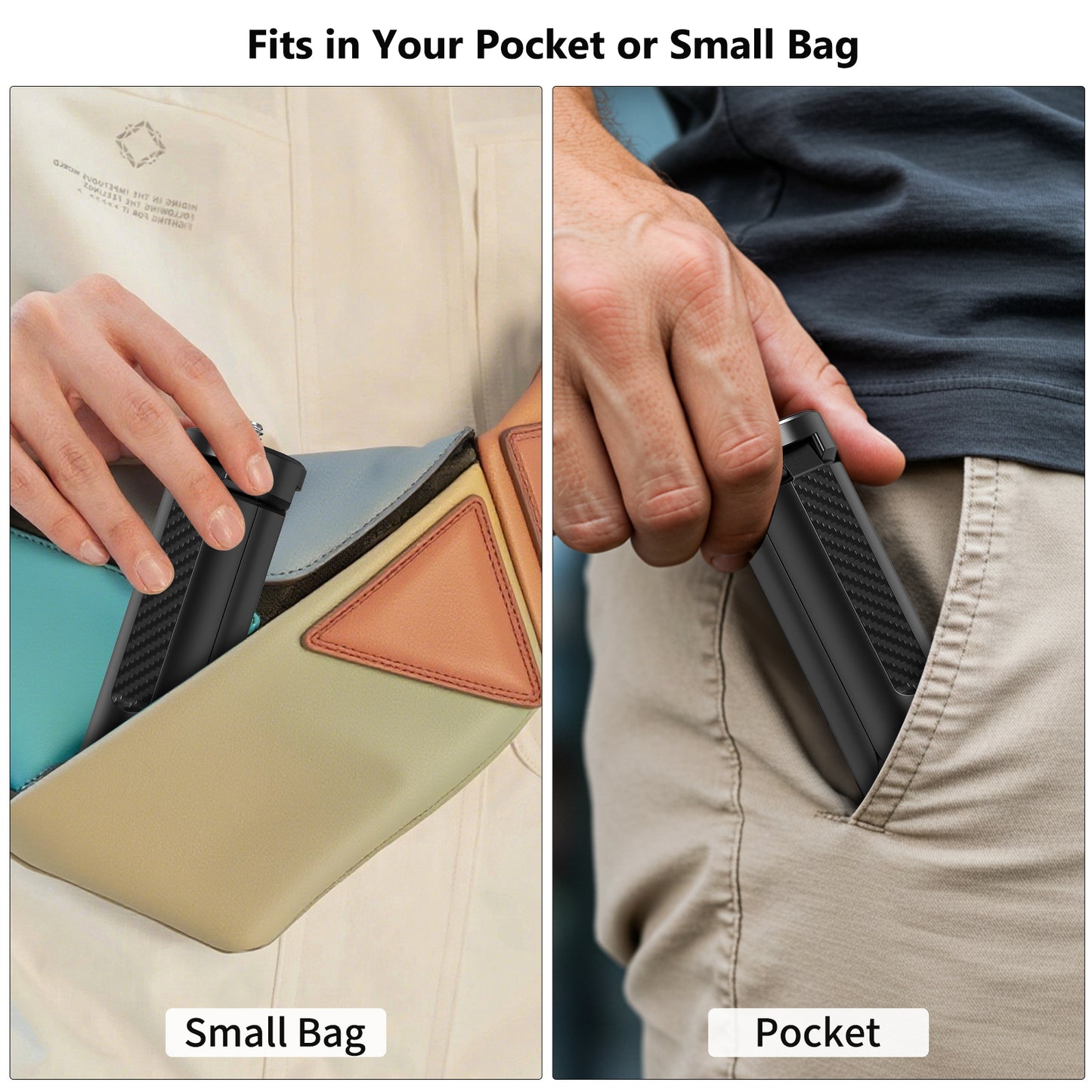 VRIG TP-05S Mini Tripod with 1/4" Screw, Desktop Tabletop Stand