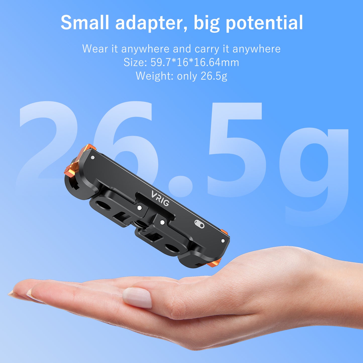 VRIG AC-38 Magnetic Quick Release Mount for Insta 360 GO 3 / GO 3S