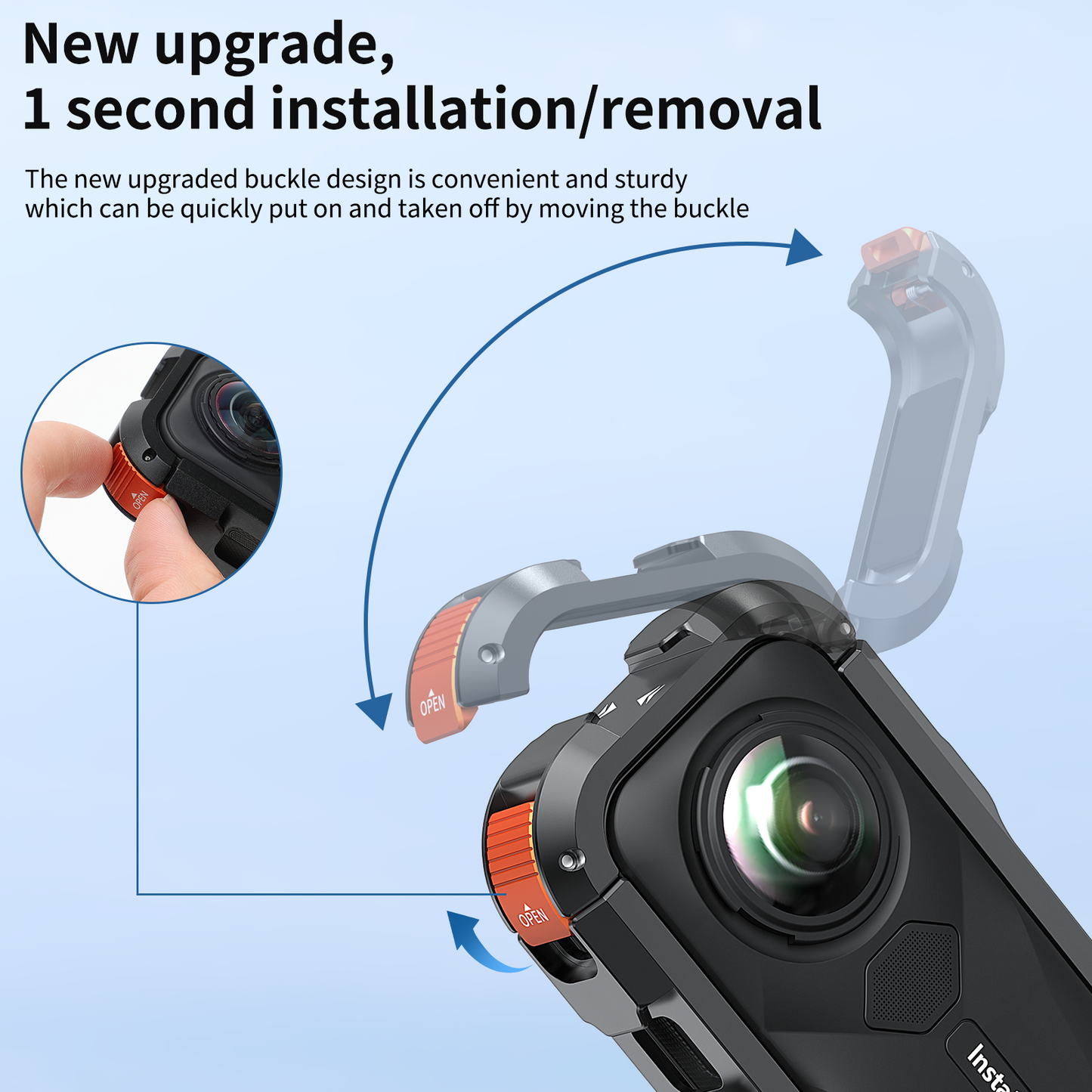 VRIG GA-04 Metal Cage for Insta 360 X5