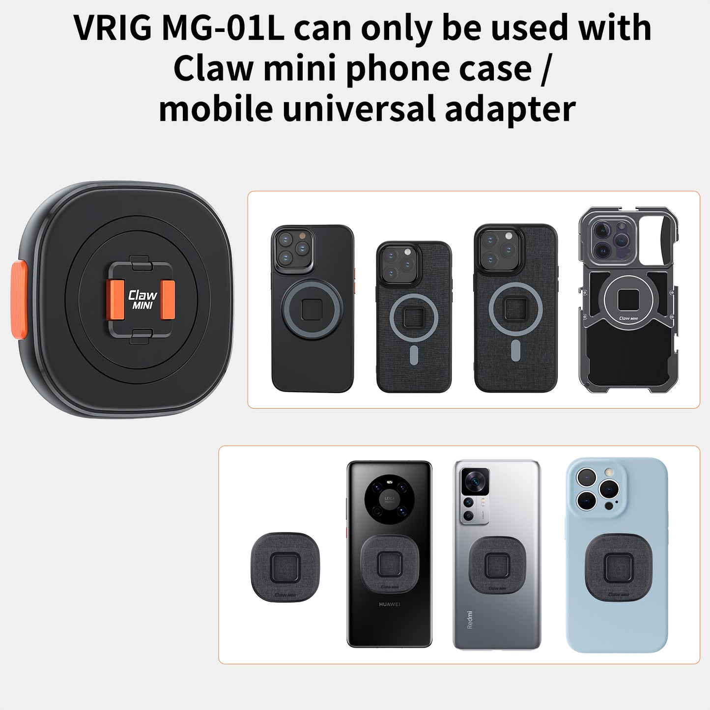 VRIG MG-01L  Magnetic Quick Release 1/4 Arri Mount