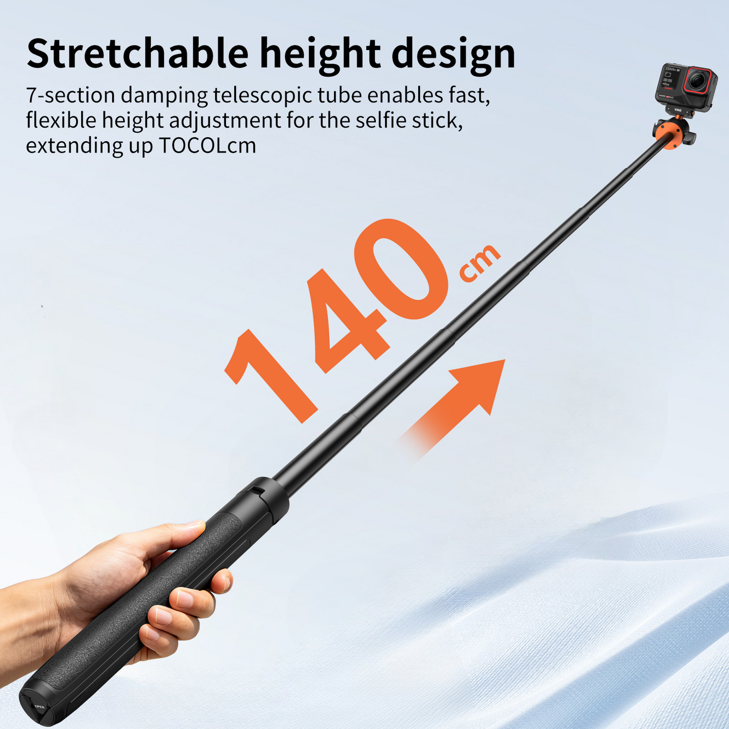 VRIG AC-104 2-in-1 Tripod for Insta 360 Ace Pro 2 with Quick Release Adapter Mount