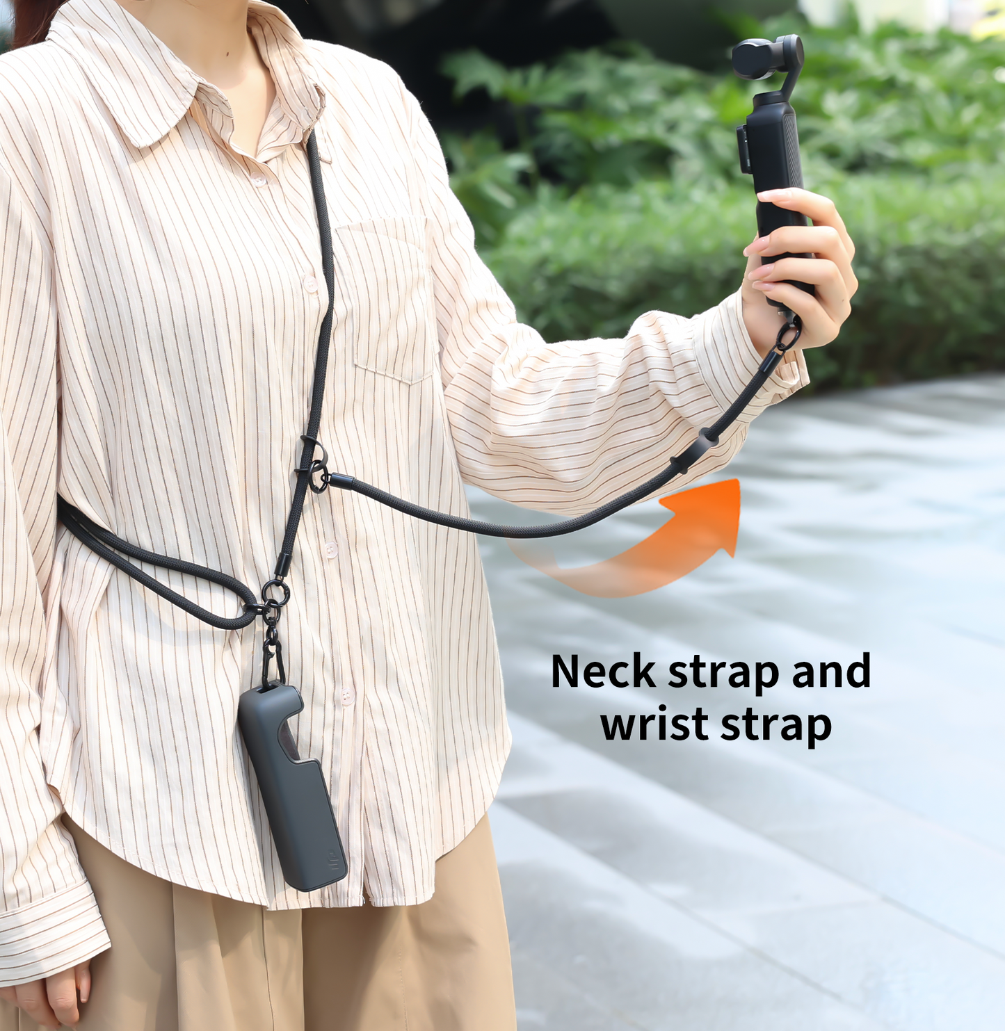 VRIG AC-52 Wrist &Nick Lanyard For DJI Osmo Pocket 3