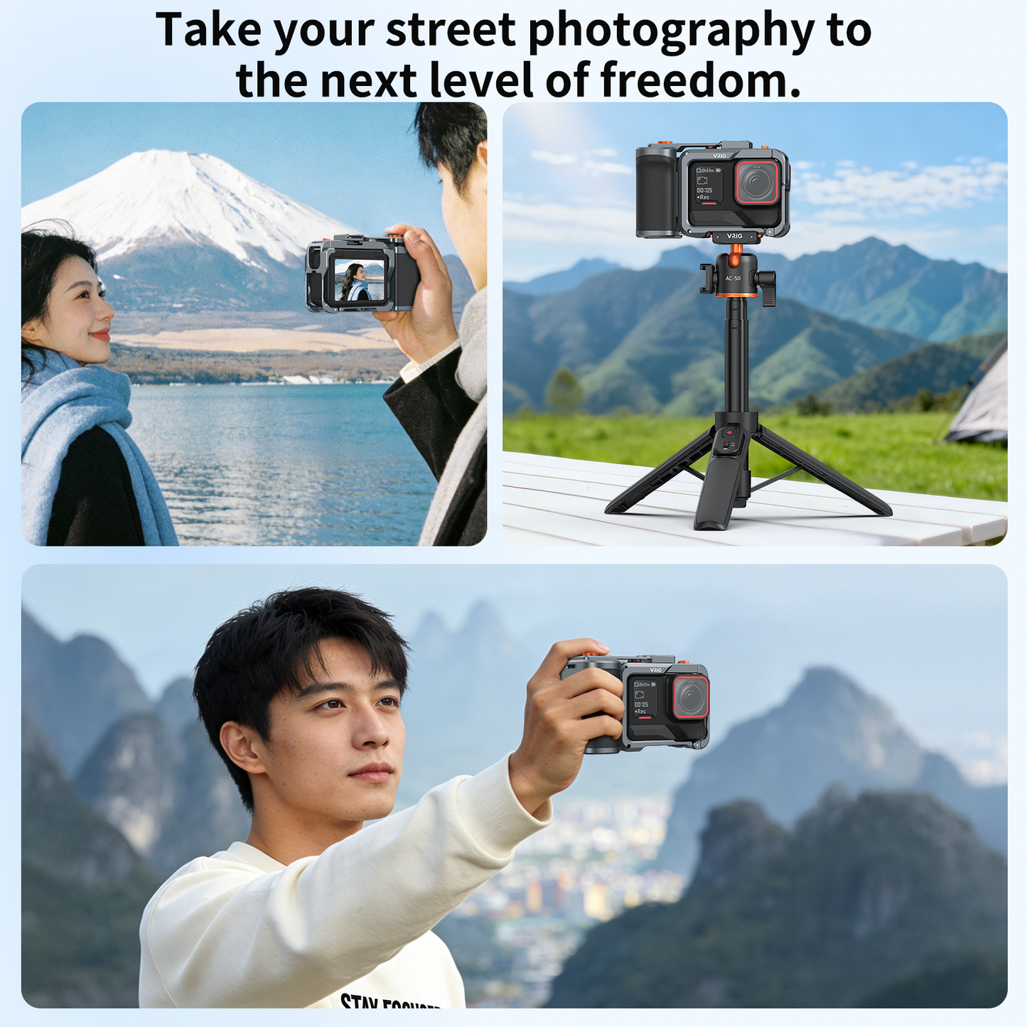 VRIG GA-07 Street Grip Kit for Insta 360 Ace Pro 2/ Ace Pro