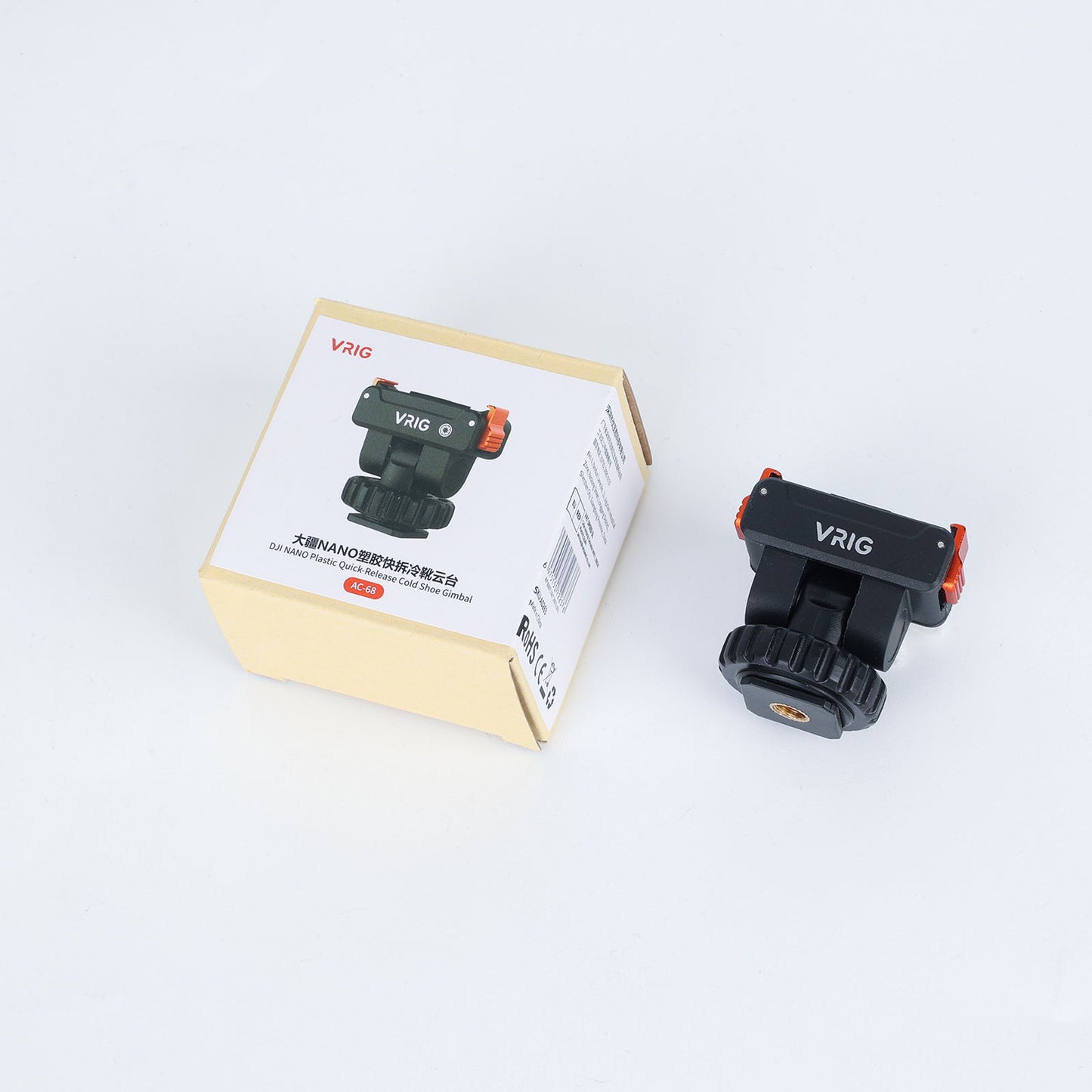 VRIG AC-68 Magnetic Quick Release Mount for DJI Osmo Action 6 / Osmo Nano