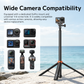 VRIG TP-45 Auto Pop-Up Camera Light Stand 75iin/188cm Extendable Aluminum Tripod TP-45 1/4" Screw, Portable Video Light Stand for DSLR Camera, Ring Light, Video Rig, 10LB Max Load