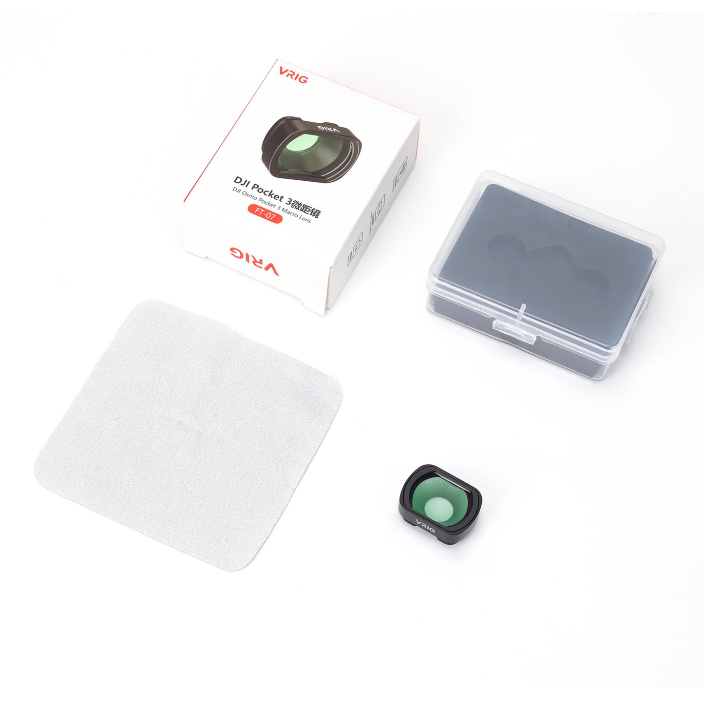 VRIG FT-07 10X Macro Lens Compatible with DJI Osmo Pocket 3