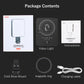 VRIG FD-128 Selfie Light Cell Phone, 128LED Rechargeable Cold Boat Clip1/4 Screw Holes, 3000K–6500K 3 Light Modes, Portable Photo Light for Cell Phone/Laptop/Tablet Black