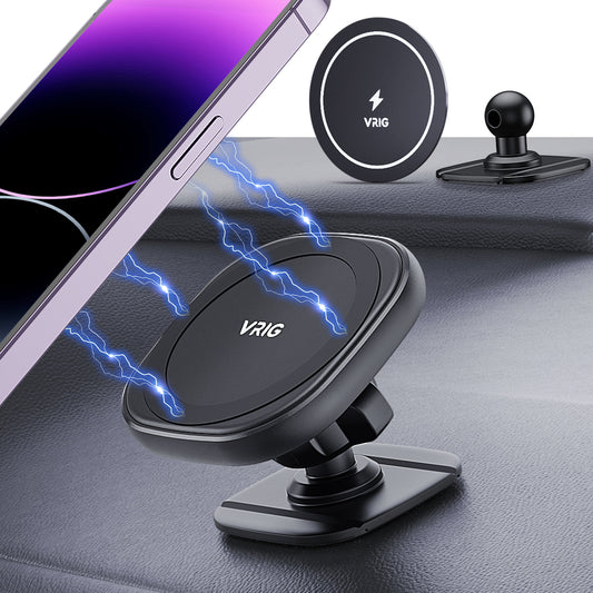VRIG MG-06 Strong pasting Magnetic Phone Holder for Car+Free Magnetic disc