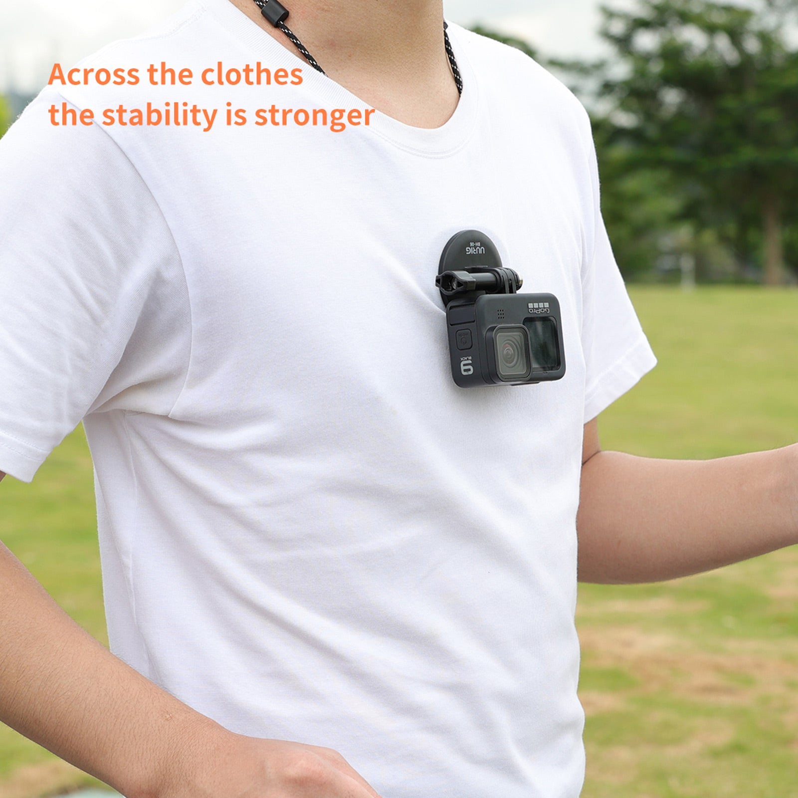 UURig BH-14 Magnetic neck holder gopro snap - Main Image